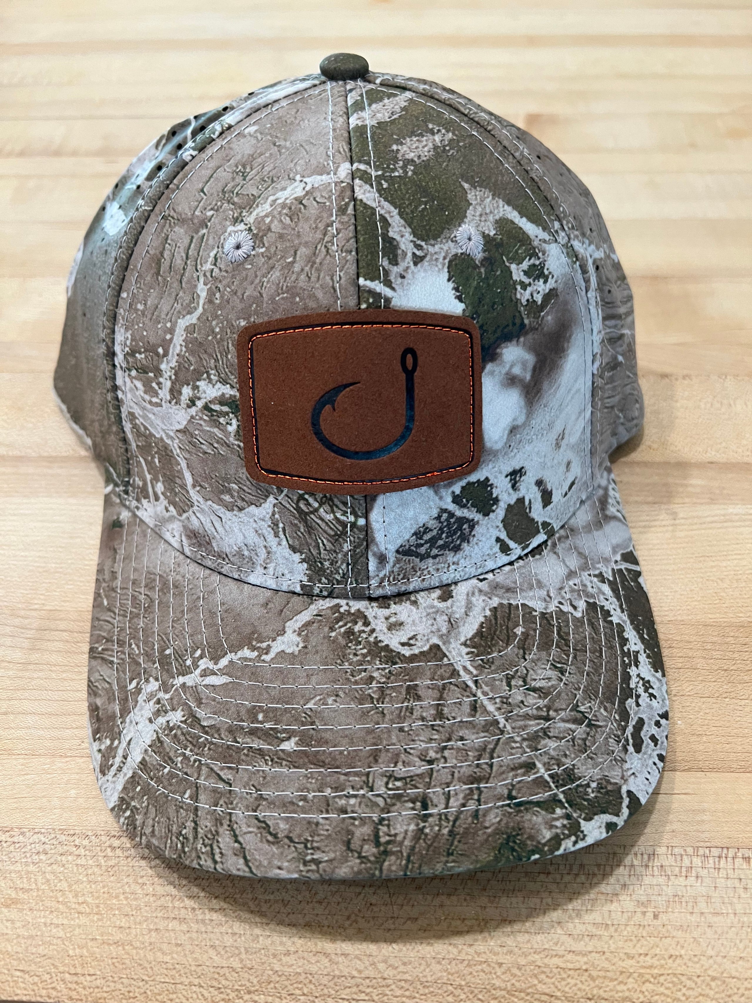Realtree snapback hat top